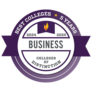 2024 Through 2025 Best Colleges in 5 Years Business Colleges of Distinction