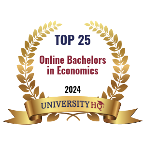 2024 University H Q Top 25 Online Bachelors in Economics